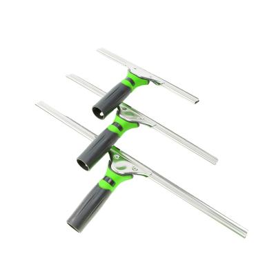 China Mopanda Stainless Steel Window Squeegee Glass Sustainable Professional Cleaning Rubber Coated Stripper for sale