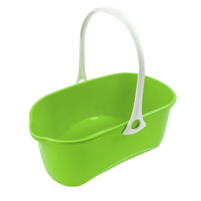 China Sustainable 10L Rectangular Eco Friendly Mop Water Bucket PP Material Bucket for sale