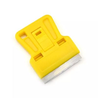 China Plastic Mini Handy Razor Scraper Viable Multifunctional Cleaning Razor Blade for sale