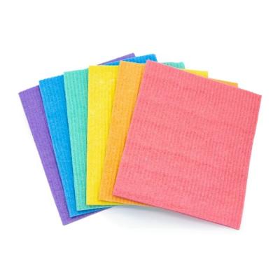 China Mopanda Degraded No-Scratch Cellulose Sustainable Reusable Natural Wet Kitchen Dish Towel for sale