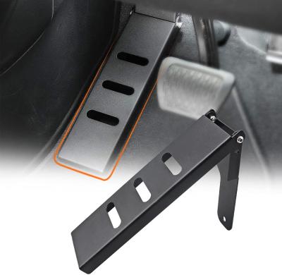 China Auto Parts Metal Pedal Left Side Foot Rest Base Panel Dead Fit For Jeep Wranger JL TJ for sale