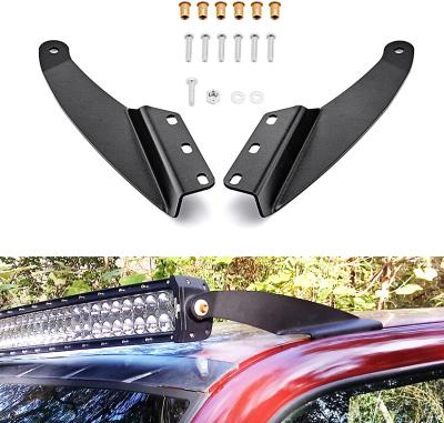 China Auto Parts 52 Inch Roof Top Windshield Curved LED Light Bar Bracket For Chevy 1989-1998 GMC C/K for sale