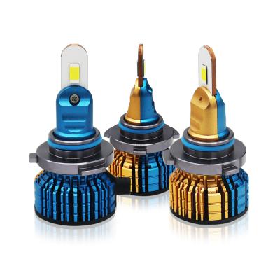 China Auto Lighting System 9006 9012 Single/Double BEAM H1 H7 H4 H3 H11 9005 Diecast Aluminum Housing Car Led Headlight Bulb for sale