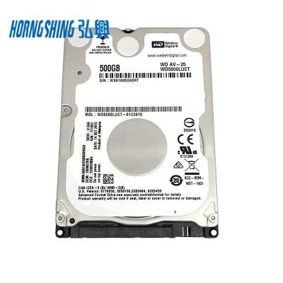 China Hdd Supplier WD5000LUCT AV 500GB 5400RPM 16MB Notebook 2.5inch HDD Internal Hard Disk Drive Cache 7mm SATA 3.0Gb/s Hdd HORNG SHING for sale