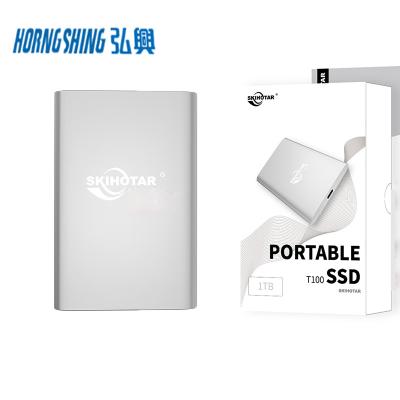 China Skihotar Brand T100 128GB Portable Disk Hard Drive Computer Portable Hard Drive For Mac Portable Hard Drive for sale