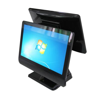 China Hotel / Restaurant / Shopping Mall 15.6 Inch Screen Mode Dual Position All In One With Second Screen For Bakery for sale