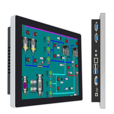 China Wall Mounted Entertainment Devices All Touch Screen Industrial PC In One 12.1