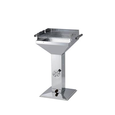 China Adjustable Size Outdoor BBQ Large Grills Stainless Steel Grill Smoker Portable Charcoal Barbecue Smokeless Grill for sale