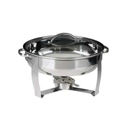 China USA Home Use To Shake Serving Dishes Set Hot Pot Soup Chafing Dish Stainless Steel Metal Buffet Stove For Hotel for sale