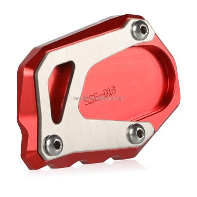 China For SUZUKI V-STROM 1000XT 2014-2016 GSX-S1000F Katana Motorcycle Accessories Side Kickstand Foot Plate Enlarge Extension 15*15*8CM for sale