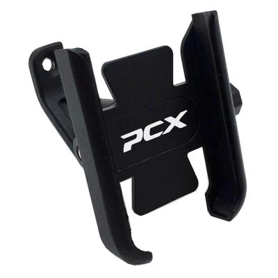 China Aluminum Alloy For HONDA PCX 125/150 Motorcycle Accessories Navigation Bracket Aluminum Front Bar Stand Mobile Phone Holder Guard for sale