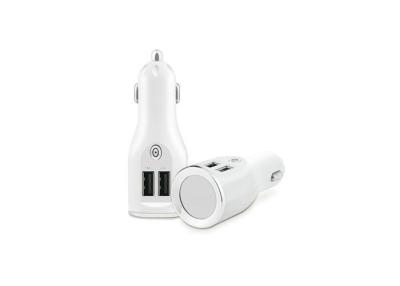 China High Speed 3.1A Dual USB Car Charger 50Hz - 60Hz With Power Button for sale