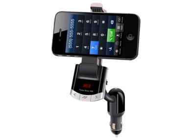 Chine Support de bâti de voiture de Bluetooth avec l'émetteur de FM, support automatique de téléphone à vendre