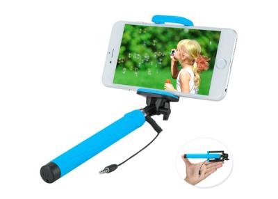 China Faltbarer Selfie-Stock drahtloser Monopod-Edelstahl mit Knopf zu verkaufen