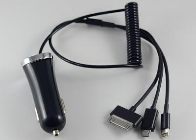 Κίνα Υλικό 3 ABS PC σε 1 στο φορτιστή Usb αυτοκινήτων κατάλληλο για iPhone4/5 προς πώληση