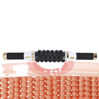 China New Electronic Handheld Vibrating Weight Loss Roller Body Massager Muscle Pain Relief Therapy Body Massager Bypass Device for sale