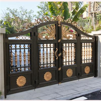 China Wonderful Easily Assembled Iron Steel Base Track Single Base Track Designs Driveway Gate For Homes for sale