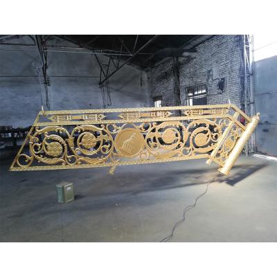 China Modern Never Rust Never Fade Anti-collision Cast Aluminum Safety Railing for sale