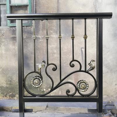 China Vintage Modern Design Luxury Hotel Decorative Staircase Railing Bronze Balustrade for sale