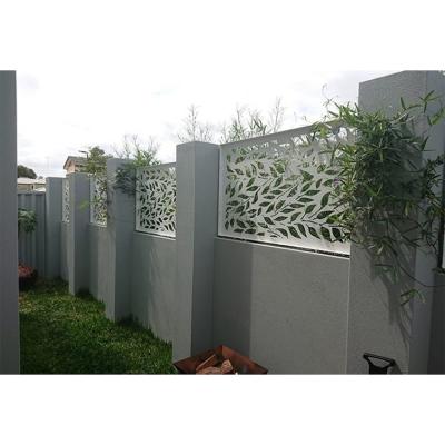 China Easily Assembled HUAART Custom Garden Fencing Trellis Gates Laser Cut Aluminum Fence For Garden for sale