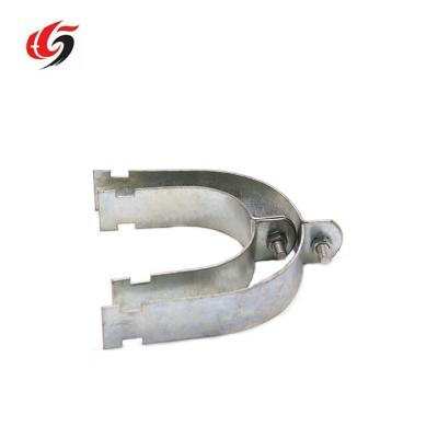 China Tie Down Pipe Clamps Double Pipe Clamps Custom High Quality Single Operation Steel Pipe Clamps for sale