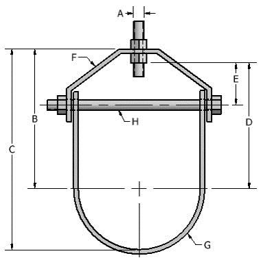 China Pipe Flange Pipe Fitting Clevis Hanger For Sale for sale