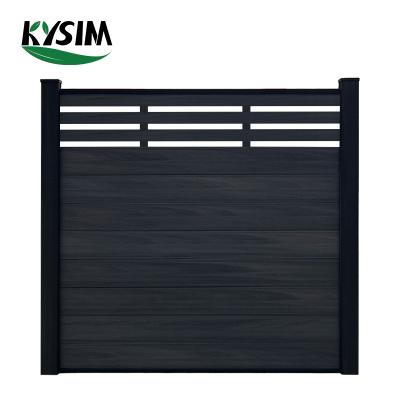 China easily assembled plastic composite panel of cheap wooden fence/wpc fence for sale for sale