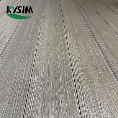 China Modern easy installation design modern skin frame flooring garden wpc decking for sale