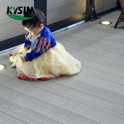 China Modern Wpc Beams Wood Plastic Flooring Composite Eco - Friendly for sale