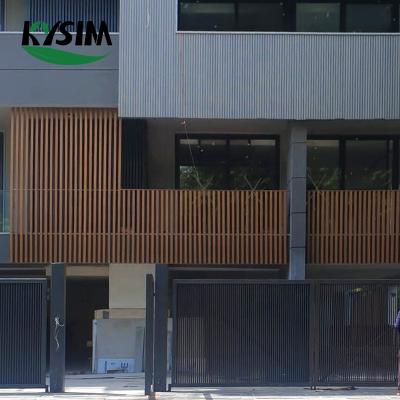 China Modern Exterior Decorative Cavity Concrete Wall Wood Panel for sale