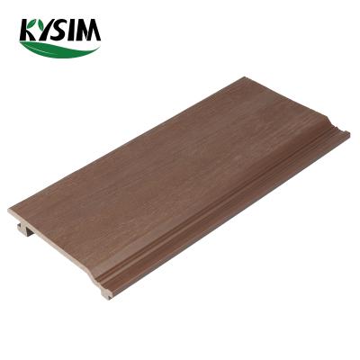 China Eco-friendly Modern Home Decoration Exterior Wall Facade Cladding Plastic Panel for sale