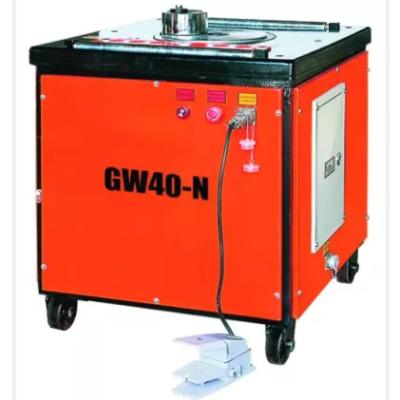 China Retail GW40-N Rebar Bender Wrought Iron Spiral Reinforcing Steel Bar Bending Machine for sale