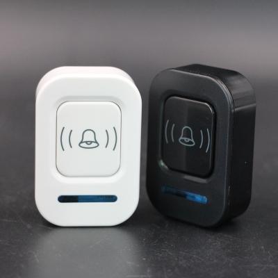 China EU UK USA Modern Wireless Plug Doorbell Smart Door Bell Doorbell 12V/23A Battery 1 Button 1 Receiver for sale