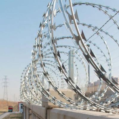 China The wire and strip are galvanized to prevent corrosion than the cheapest hot dipped galvanized razor wire for sale