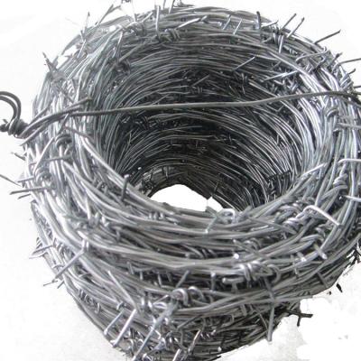 China Hot Dipped Galvanized Iron Wire Barbed Wire Fence Price Roll Barbed Wire Design for sale