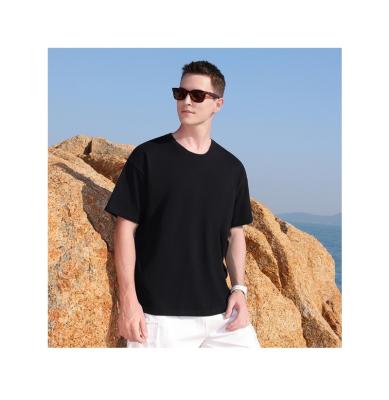 China Other Reliable Quality Wholesa Summer Cool Round Neck Short Sleeve Heavy Men Cotton t Shirt for sale