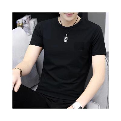 China Other Loose Fit Oversized Crew Round Neck Short Sleeve High End Cotton t Shirt For Men for sale