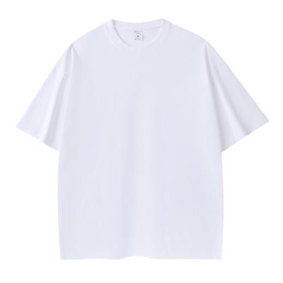 China Other Hot Sale Plain Short Sleeve Round Neck Boxy t Shirt Heavy Cotton t-Shirts For Men for sale