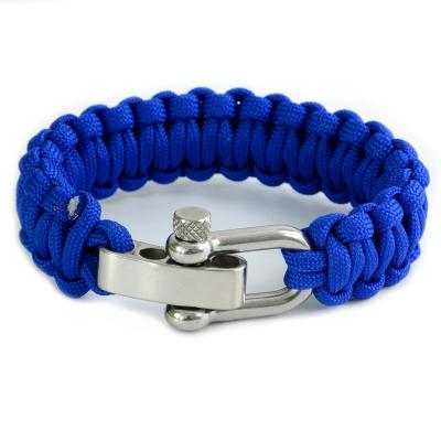 China Passend verstellbares Paracord-Überlebensarmband perfekt für Outdoor-Überlebenssituationen zu verkaufen