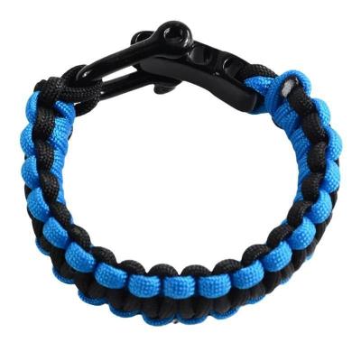 China 550 Paracord Überlebens-Armband angepasst Anforderung Verstellbares Polyester-Seil-Armband zu verkaufen