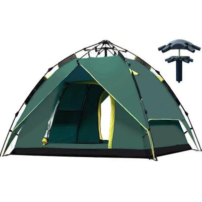 China 3-4 Person Automatic Portable Folding Camping Tent for Outdoor Waterproof Customized for sale