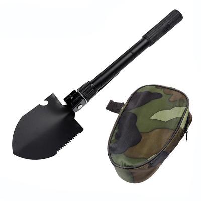 China Outdoor Camping Multifunction Metal Folding Shovel with Package Gross Weight 0.400kg for sale