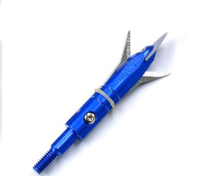 China SD4545 Archery Hunting Broadhead with Stainless Steel Arrow Heads and Blades 100grain for sale