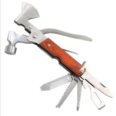 China Multifunctional Pocket Camping Hammer Axe Stainless Steel Hand Tool with DFG456 Design for sale