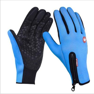 China Mountain Bike Cycling Gloves Full Finger Touch Screen Anti-Slip Windproof Racing Glove for sale