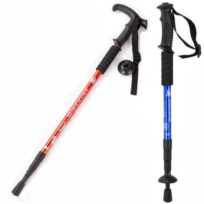 China 90-135cm Hassle-Free Returns Outdoor Climbing Stick Telescopic Walking Stick for Hiking for sale