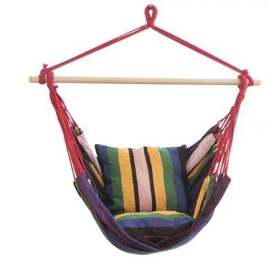 China Garden Hanging Hammock Chair Cotton Swing Chair Compact and Comfortable for Traveling for sale