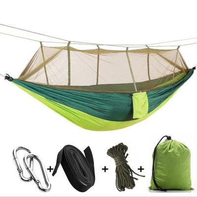 China Outdoor Draagbare Klappende Parachute Nylon Camping Hammock Swing met aangepaste aanvraag Te koop