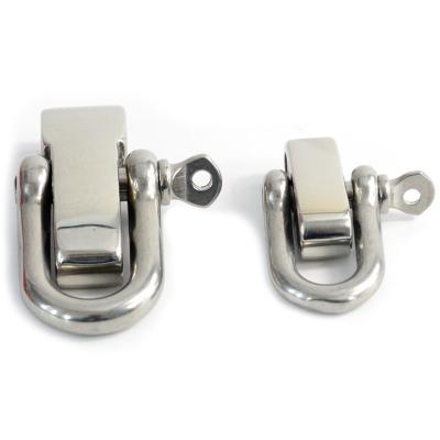 China Adjustable Stainless Steel Screw Pin D Shackle Paracord Bracelet for Secure Fastening for sale