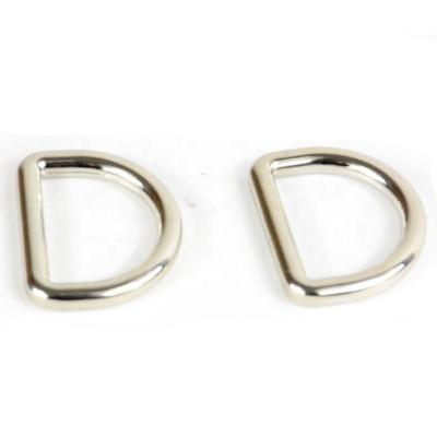 China 30-Day Refund Policy 25mm Welded Zinc Alloy D Ring Metal D-Ring Buckle for Handbag for sale